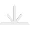 Ekena Millwork Saratoga Architectural Grade PVC Gable Bracket, 84"W x 56"H x 4"D x 6"F, 16/12 Pitch GBP084X56X0406SAR00 - alternate 3
